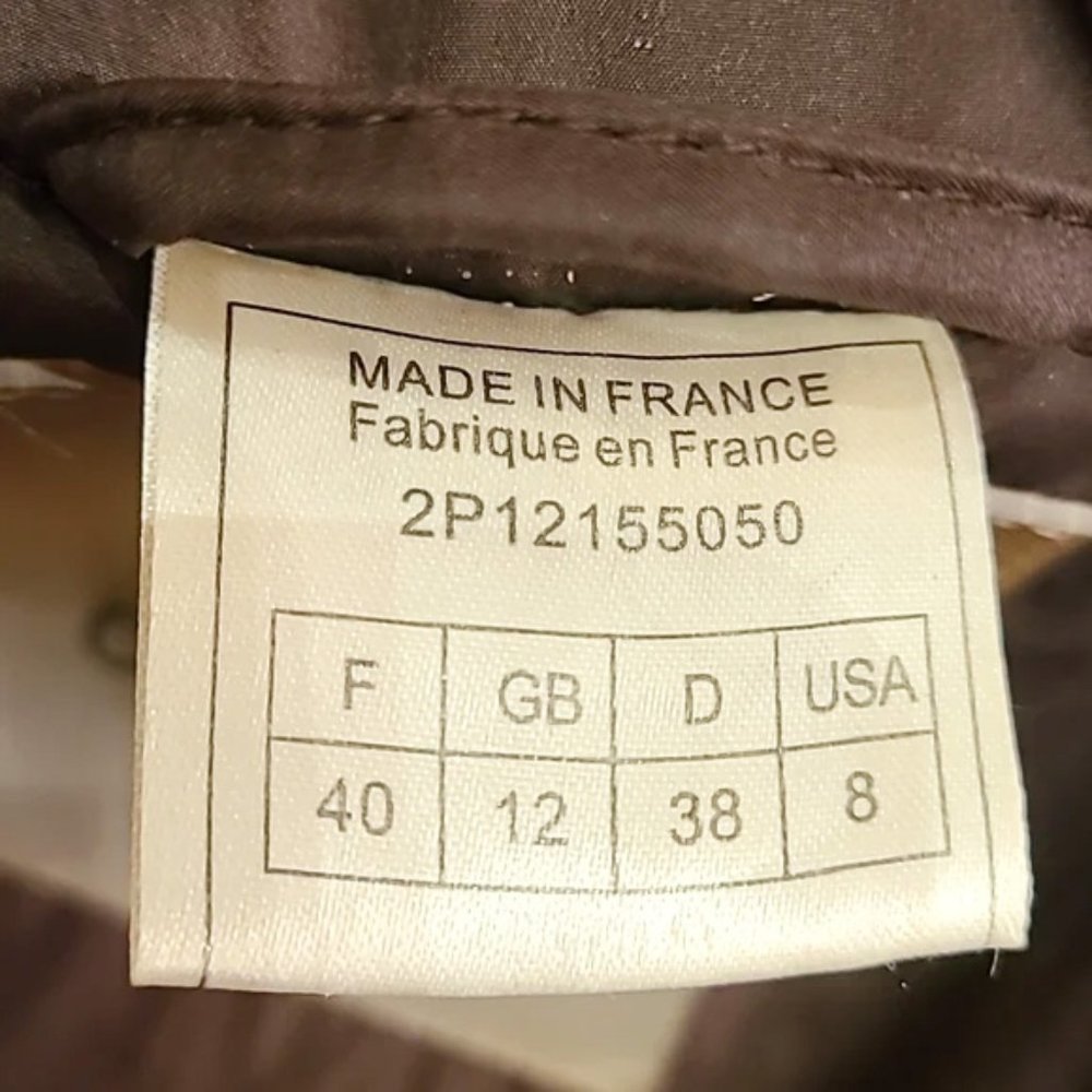 Christian Dior Vintage Winter Jacket in Chestnut Brown with Fur Trim size 40 / 8 - Picture 13 of 15